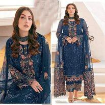 Unreadymade Indian Embroidery Party dress 767