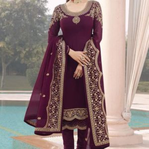 Unreadymade Indian Embroidery Party dress 753