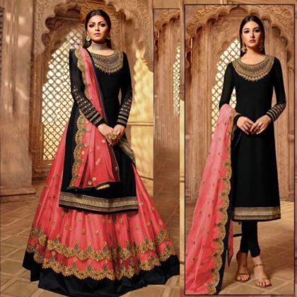 Unreadymade Indian Embroidery Party dress 756