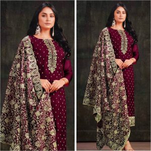 Unreadymade Indian Embroidery Party dress 7684