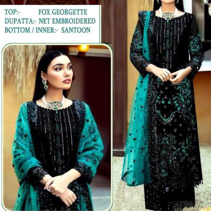 Unreadymade Indian Embroidery Party dress Code:1371