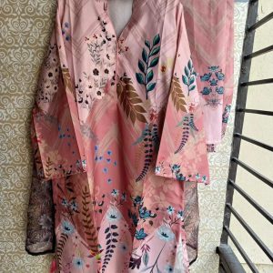 Dubai silk cotton Digital Print 3 pices