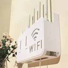WiFi Router Storage Box Shelf Wall Mount - Image 3